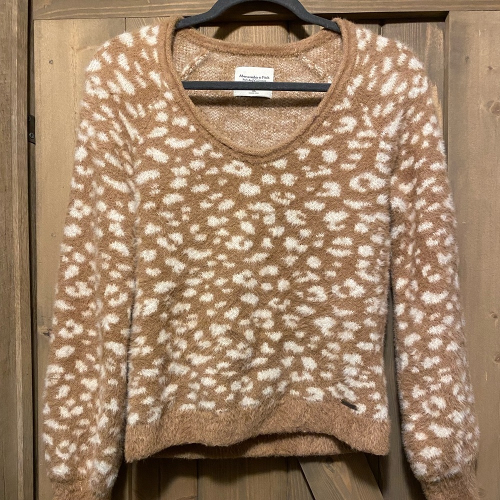 Abercrombie Leopard Print Sweater - image 1
